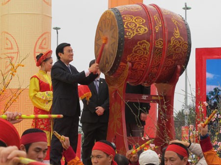 Truong Tan Sang à la fête 